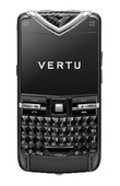 Vertu Constellation Quest Carbon Fibre Pyramid Embossed Black PVD Stainless Steel Black Leather