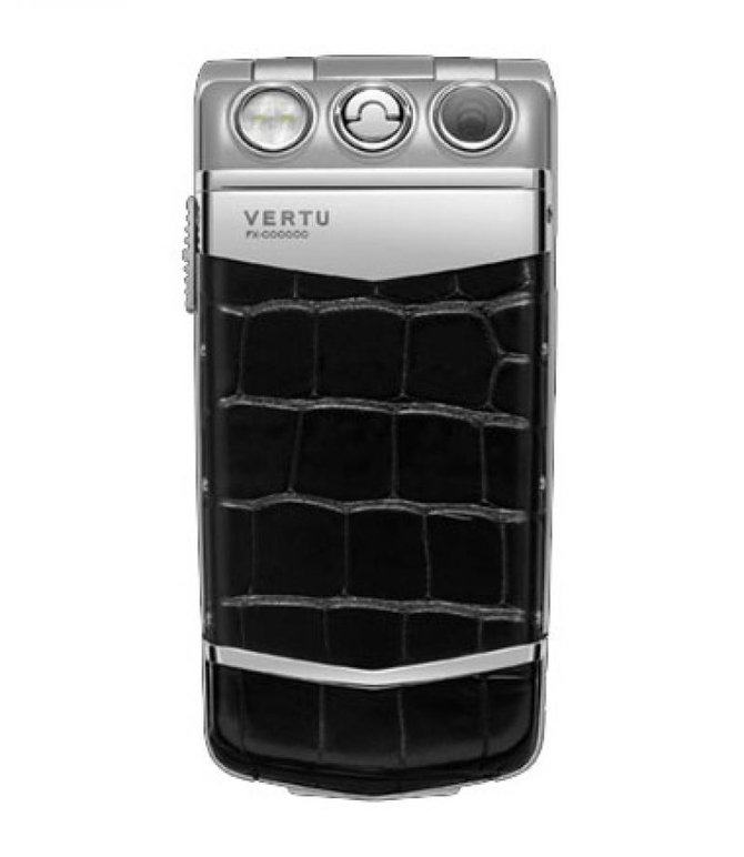 Vertu Aluminium Black Alligator Skin Constellation Quest Stainless Steel - фото 2