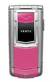Vertu Constellation Quest Hot Pink Sapphire Keys Ayxta Stainless Steel High Gloss Hot Pink Leather