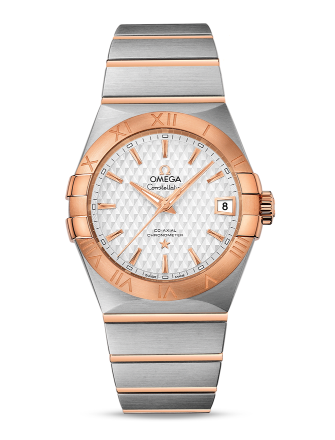 Omega 123.20.38.21.02.008 Constellation Co-Axial Chronometer 38 mm