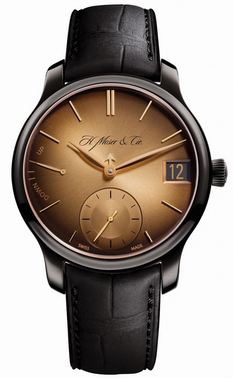 1341-0501 H. Moser Black Golden Edition Perpetual Calendar