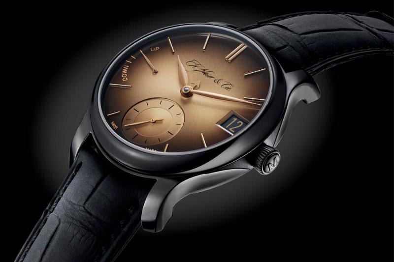 1341-0501 H. Moser Black Golden Edition Perpetual Calendar