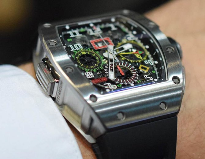 Richard Mille RM 11-02 Flyback Chronograph Dual Time Zone RM Titanium - фото 4