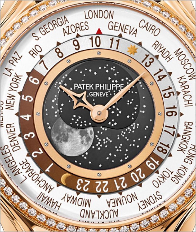 Patek Philippe 7175R-001 Complications 175th Commemorative Watches 7175 World Time Moon Limited Edition - фото 3