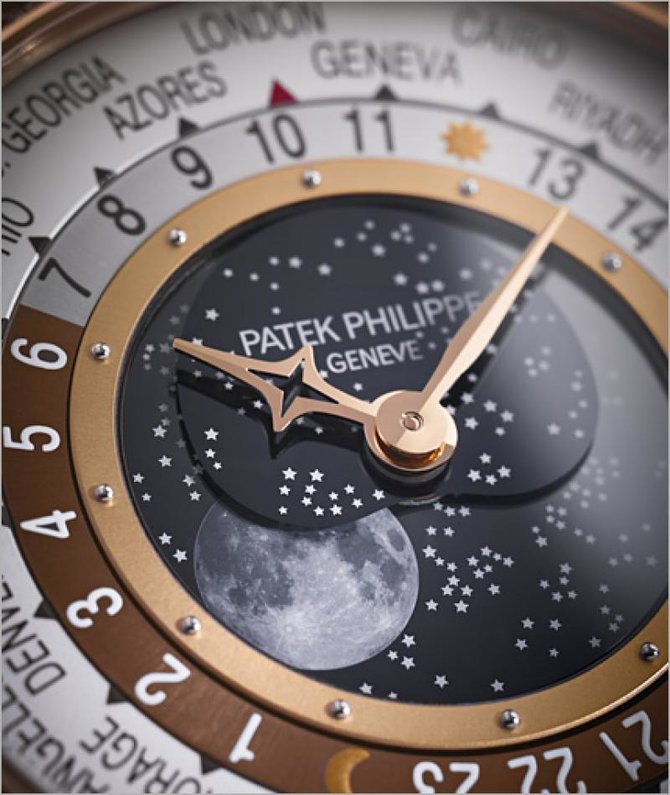Patek Philippe 7175R-001 Complications 175th Commemorative Watches 7175 World Time Moon Limited Edition - фото 6