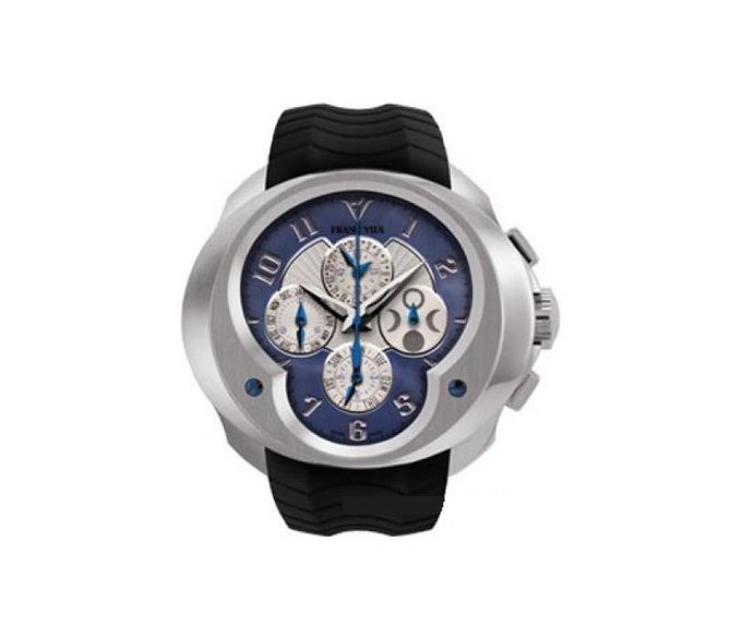 Franc Vila FVa9 Silver Blue Dial Complication Chronograph Master Haute Horlogerie