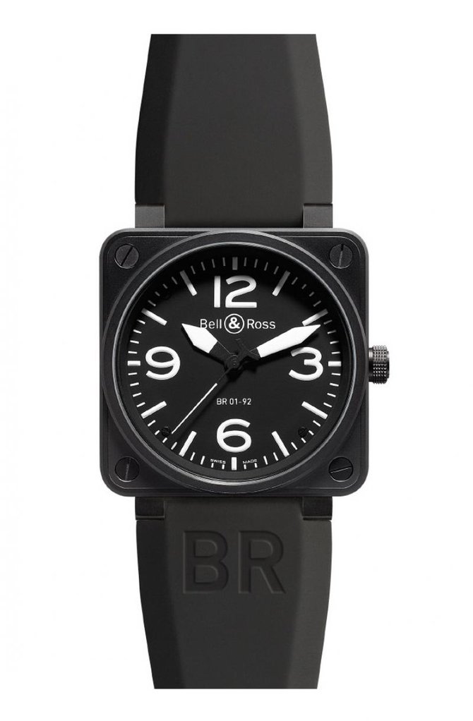 Bell & Ross BR 01-92 Carbon Aviation 46 mm - фото 1