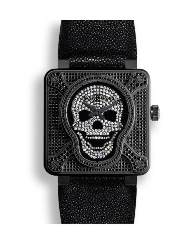 Bell & Ross BR 01 Skull 672 Aviation Automatic Mechanical - фото 1
