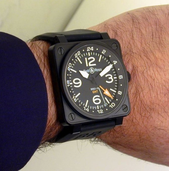 Bell & Ross BR 01-93 GMT 24 H Aviation Mechanical Automatic - фото 2