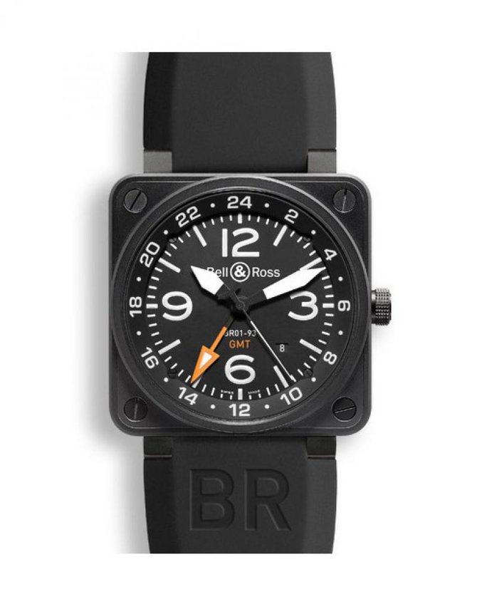 Bell & Ross BR 01-93 GMT 24 H Aviation Mechanical Automatic - фото 1