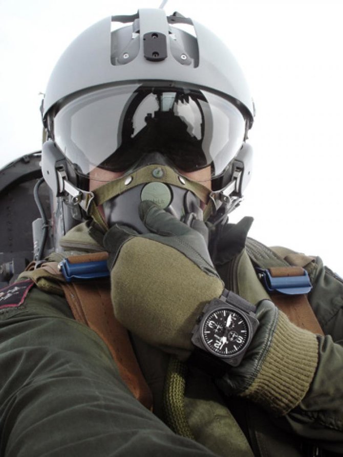 Bell & Ross BR 01-94 Carbon Aviation Chronograph - фото 2