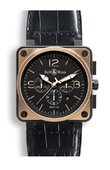 Bell & Ross Aviation BR 01-94 Pink Gold & Carbon Officer Chronograph