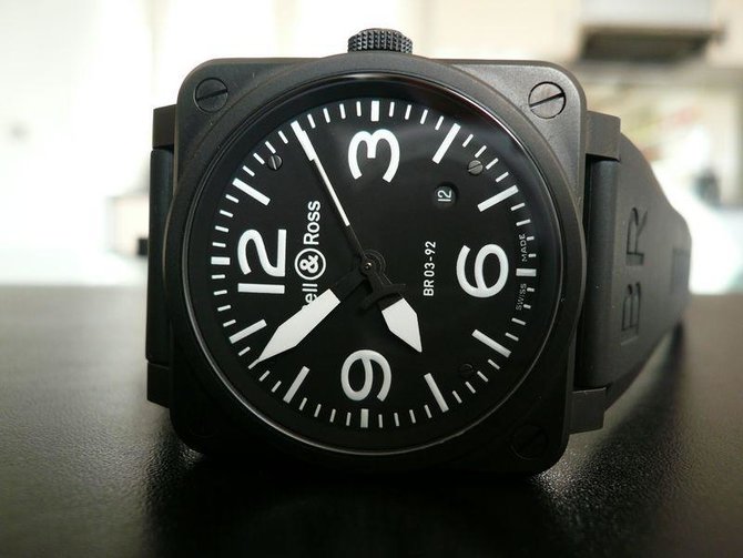 Bell & Ross BR 03-92 Carbon Aviation 42 mm - фото 3