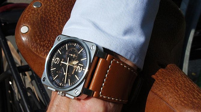 Bell & Ross BR 03-94 Golden Heritage Aviation Chronograph 42 mm - фото 4