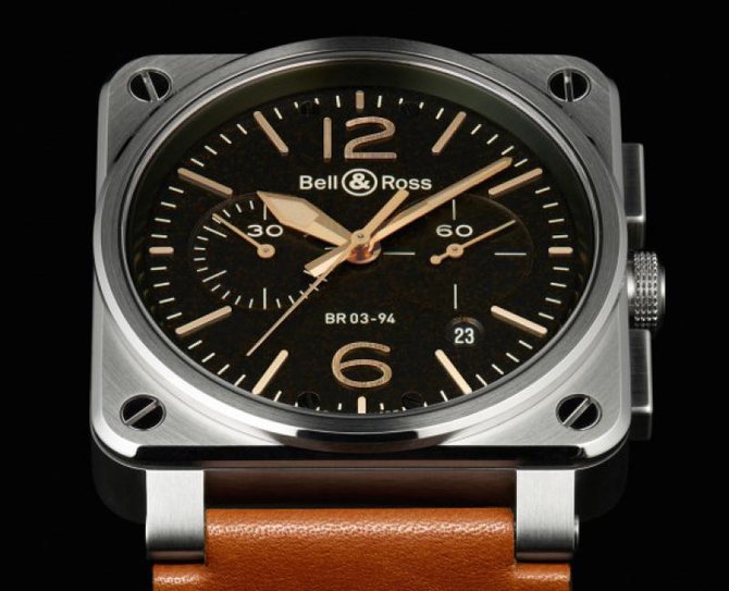 Bell & Ross BR 03-94 Golden Heritage Aviation Chronograph 42 mm - фото 3