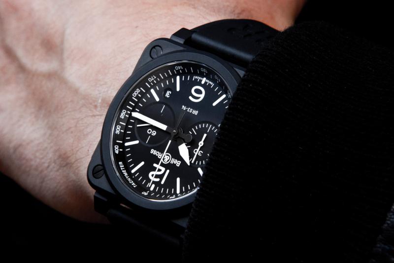 Chronograph 42 mm (BR 03-94 Black Matte 
