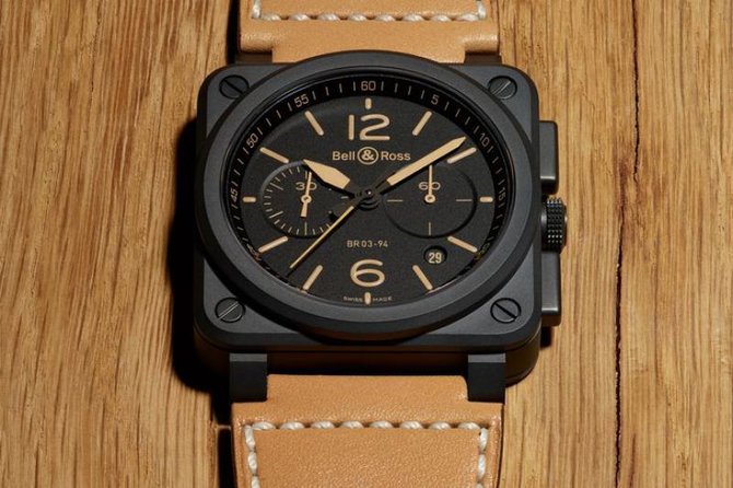 Bell & Ross BR 03-94 Heritage Ceramic Aviation Chronograph 42 mm - фото 3