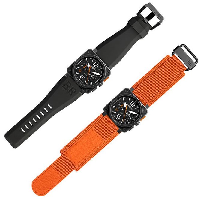 Bell & Ross BR 03-94 Carbon Orange Aviation Chronograph 42 mm - фото 3