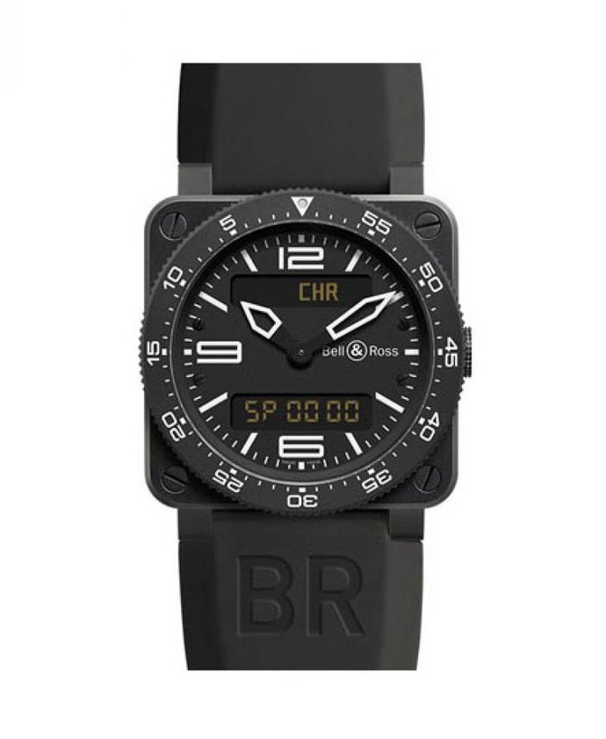 Bell & Ross BR 03 Type Aviation Carbon Aviation 42 mm - фото 1