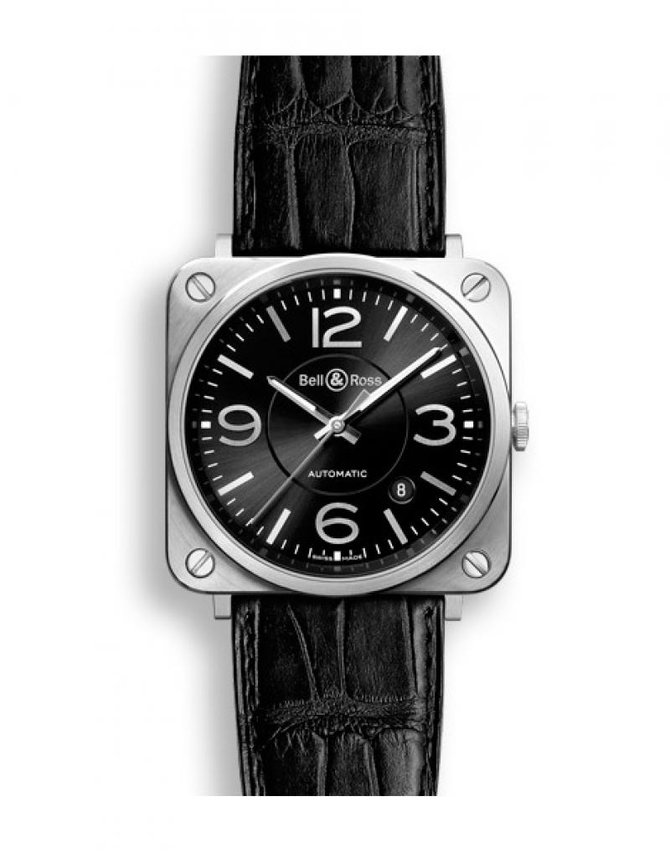 Bell & Ross BR S Officer Black Aviation Automatic