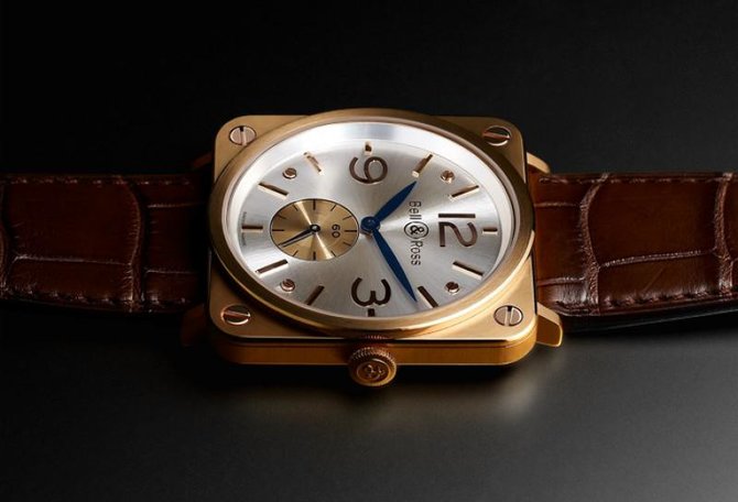 Bell & Ross BR S Pink Gold Aviation Mecanique - фото 2