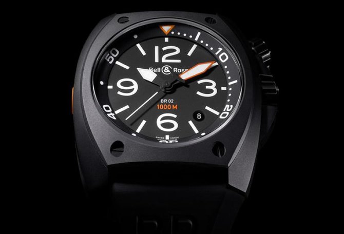 Bell & Ross BR 02-92 Carbon Marine Marine Automatic - фото 2