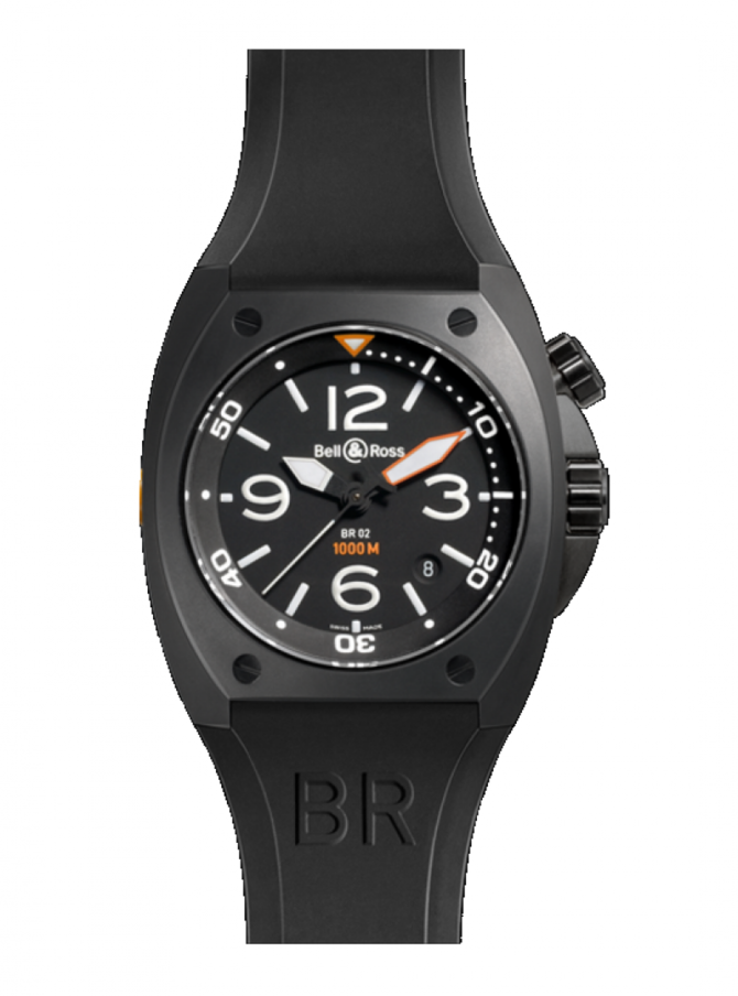 Bell & Ross BR 02-92 Carbon Marine Marine Automatic - фото 1