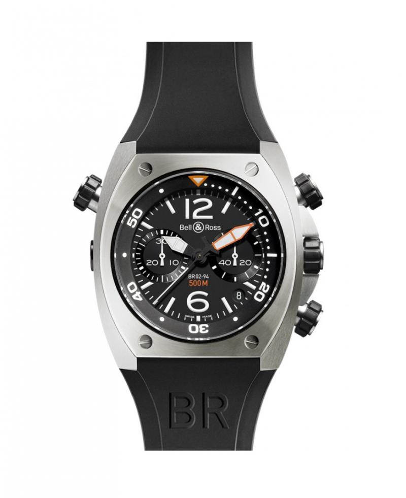 BR 02-94 Steel Bell & Ross Chronographe Marine