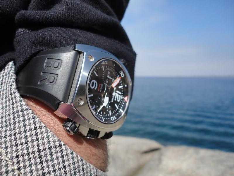 BR 02-94 Steel Bell & Ross Chronographe Marine