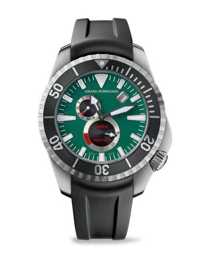 Girard Perregaux Sea Hawk Green Auction Limited Edition Sea Hawk Diving Watches