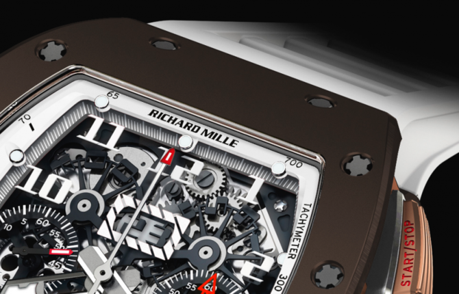 Richard Mille RM 011 Flyback Chronograph Brown Ceramic RM 50 mm - фото 2