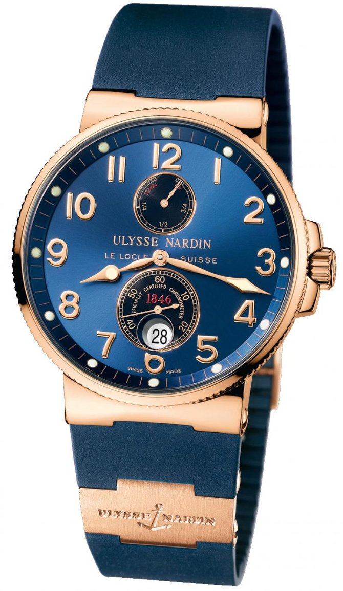 Ulysse Nardin 266-66-3/623 Maxi Marine Chronometer 41mm Rose Gold