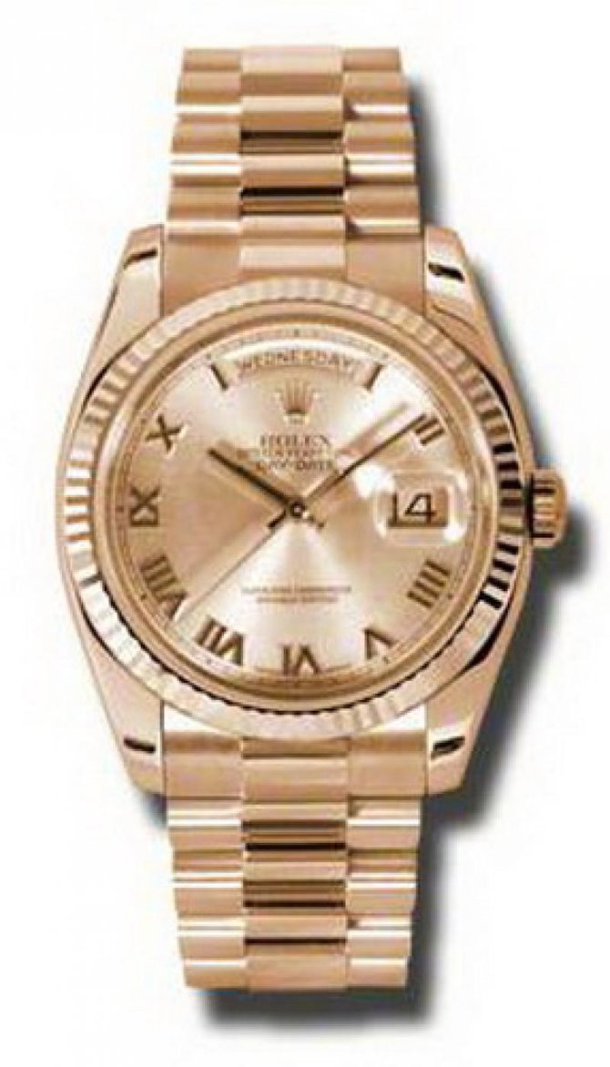 Rolex 118235 chrp Day-Date Everose Gold