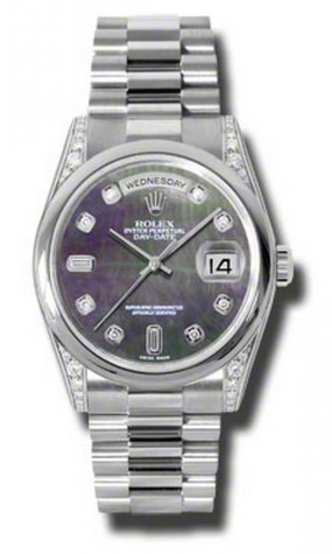 Rolex 118296 dkmdp Day-Date Platinum