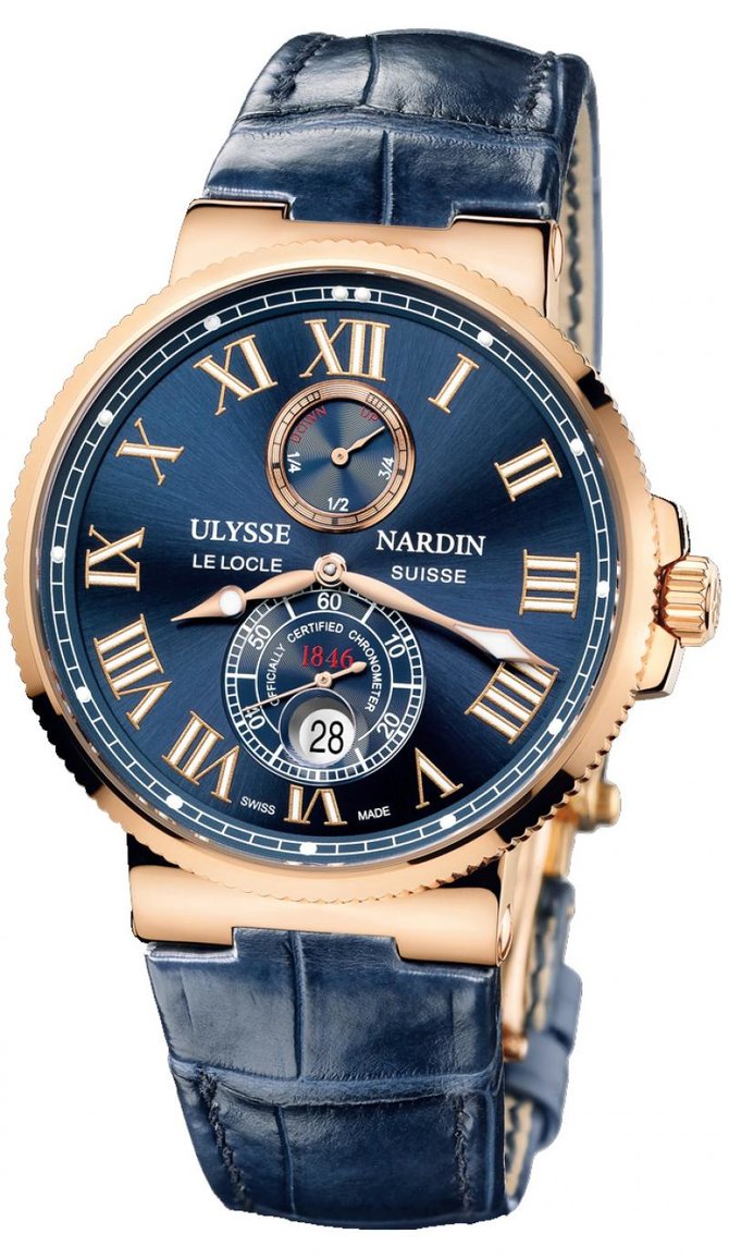 Ulysse Nardin 266-67/43 Maxi Marine Chronometer 43mm Rose Gold