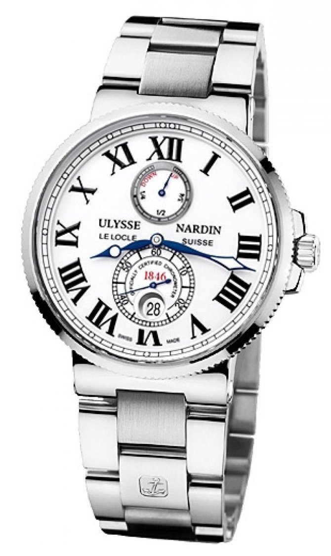 Ulysse Nardin 263-67-7/40 Maxi Marine Chronometer 43mm Steel Bracelete