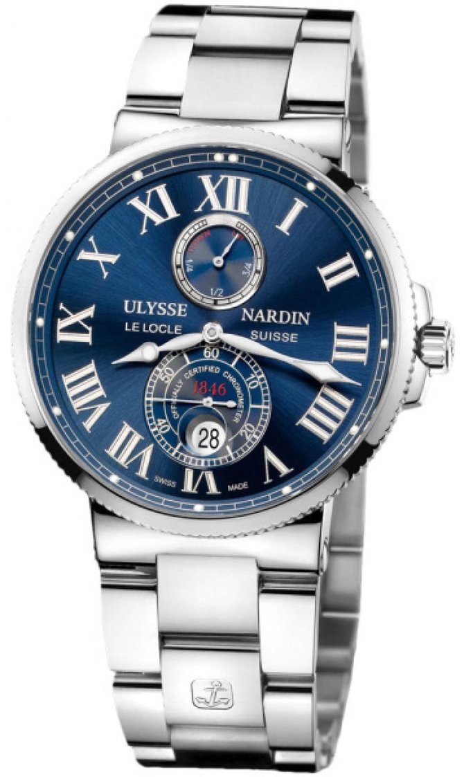 Ulysse Nardin 263-67-7/43 Maxi Marine Chronometer 43mm Steel Bracelete