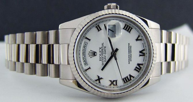 Rolex 118239 wrp Day-Date White Gold - фото 2