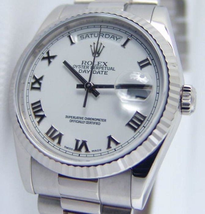 Rolex 118239 wrp Day-Date White Gold - фото 3