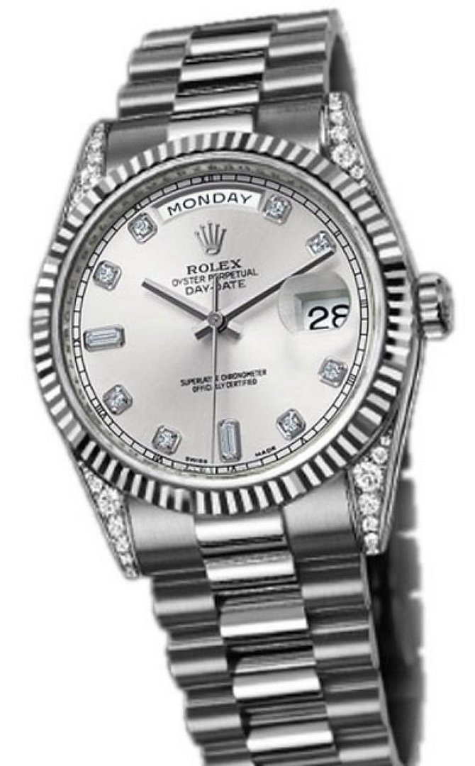 Rolex 118339 sdp Day-Date White Gold
