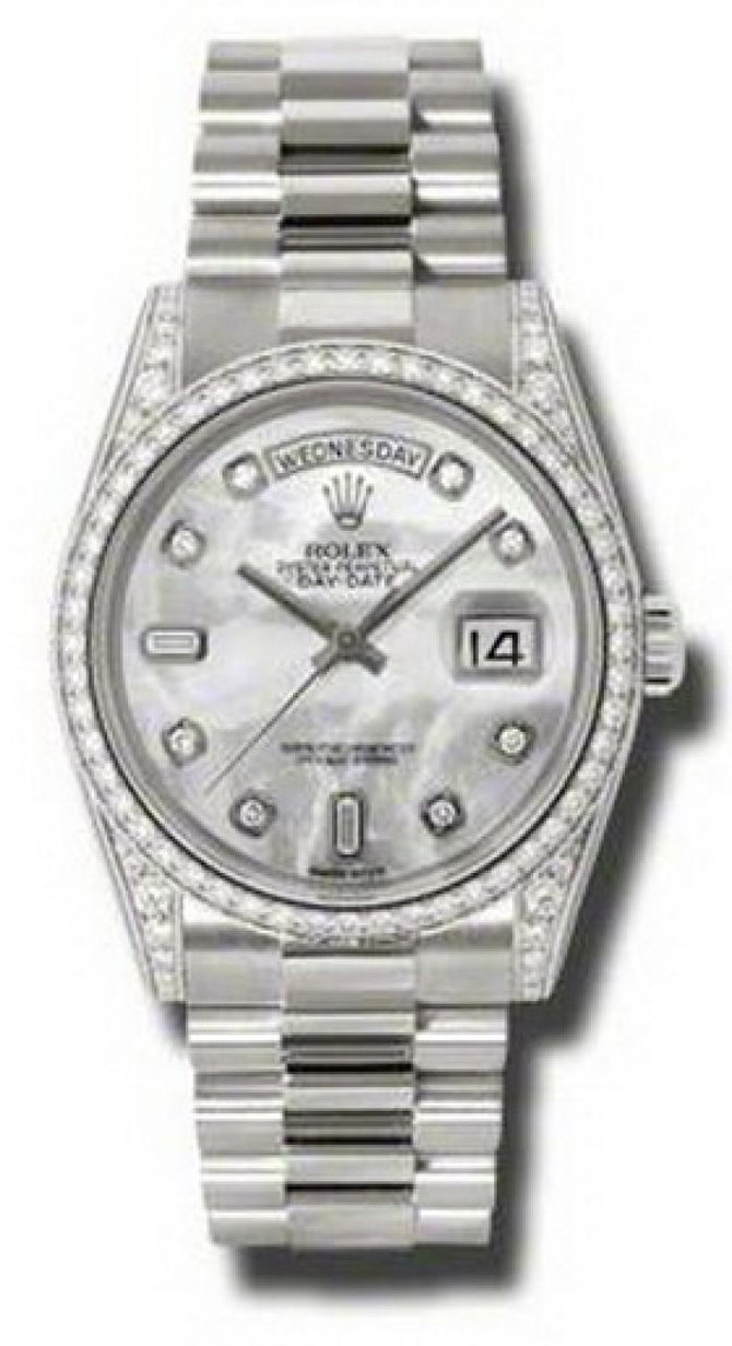 Rolex 118389 mdp Day-Date White Gold