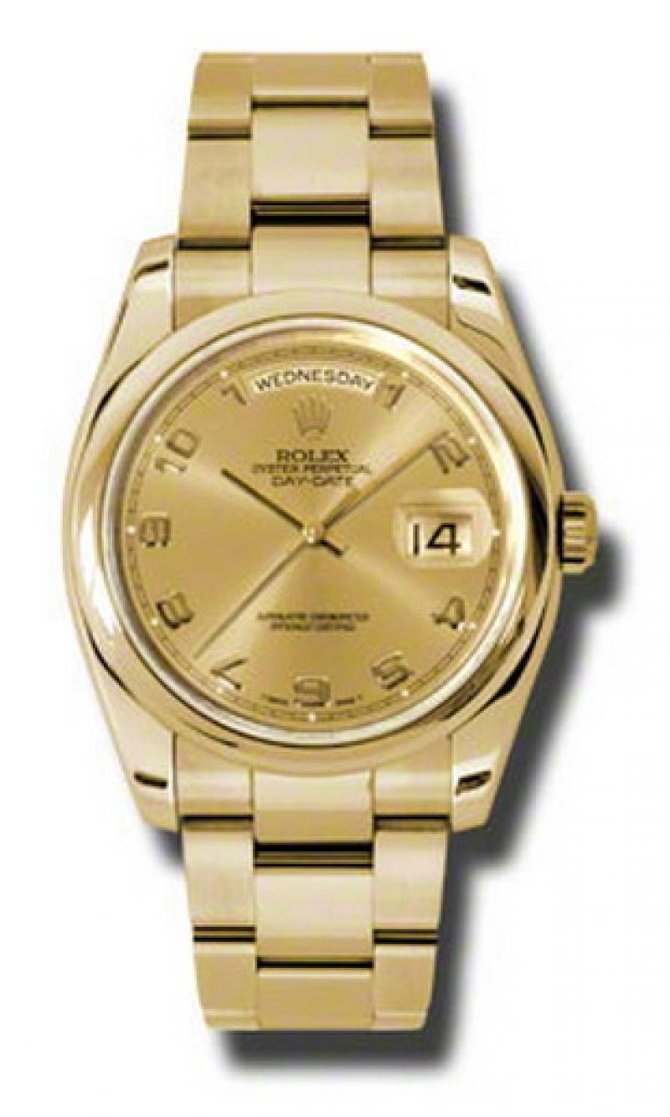 Rolex 118208 chao Day-Date Yellow Gold