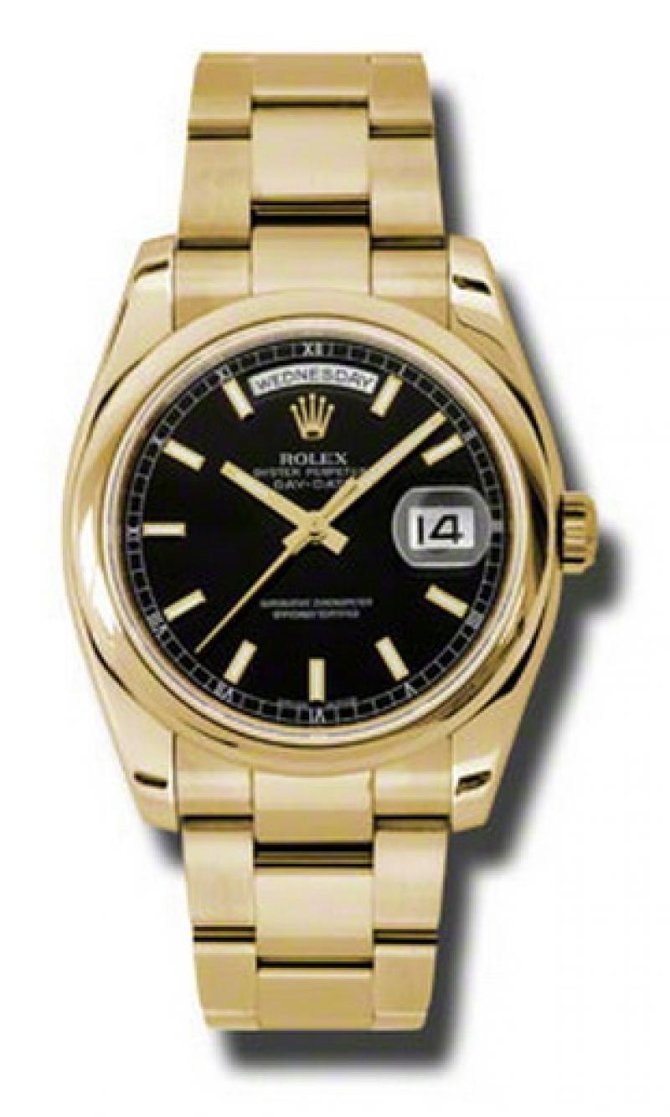 Rolex 118208 bkso Day-Date Yellow Gold