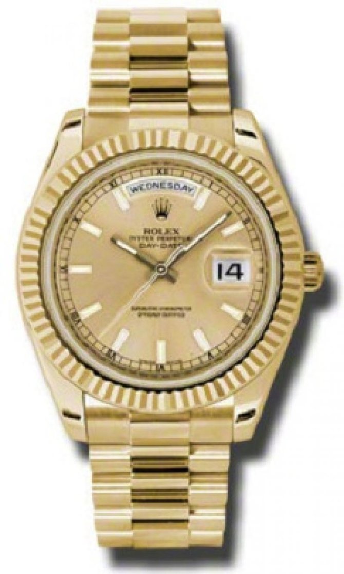 Rolex 218238 chip Day-Date Yellow Gold