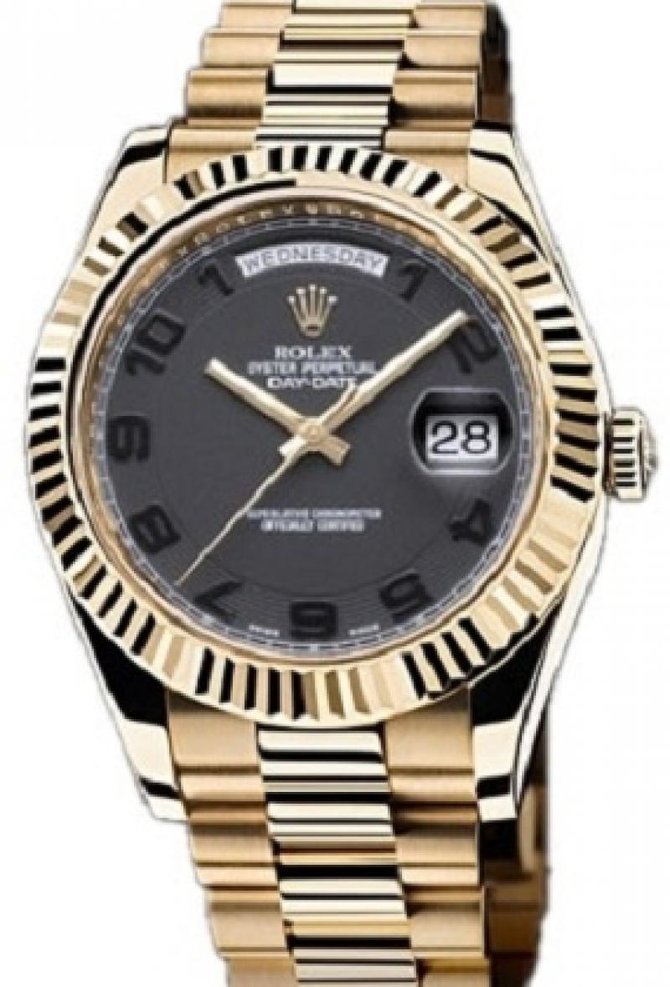 Rolex 218238 bkcap Day-Date Yellow Gold