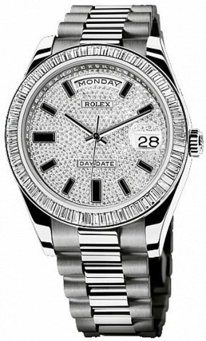 Rolex 218399-83219 Day-Date White Gold - фото 1