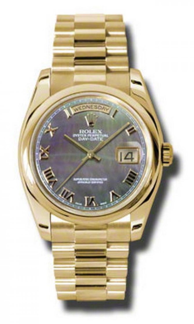 Rolex 118208 dkmrp Day-Date Yellow Gold - фото 1