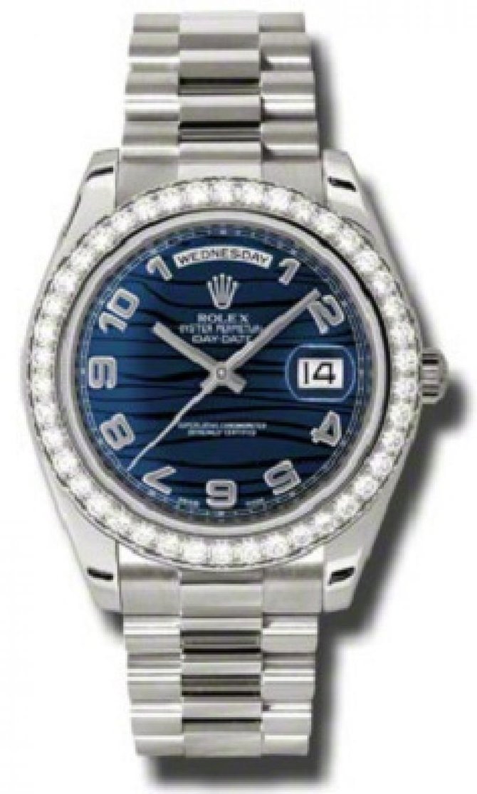 Rolex 218349 blwap Day-Date White Gold - фото 1