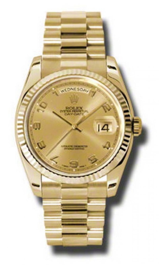 Rolex 118238 chap Day-Date Yellow Gold - фото 1