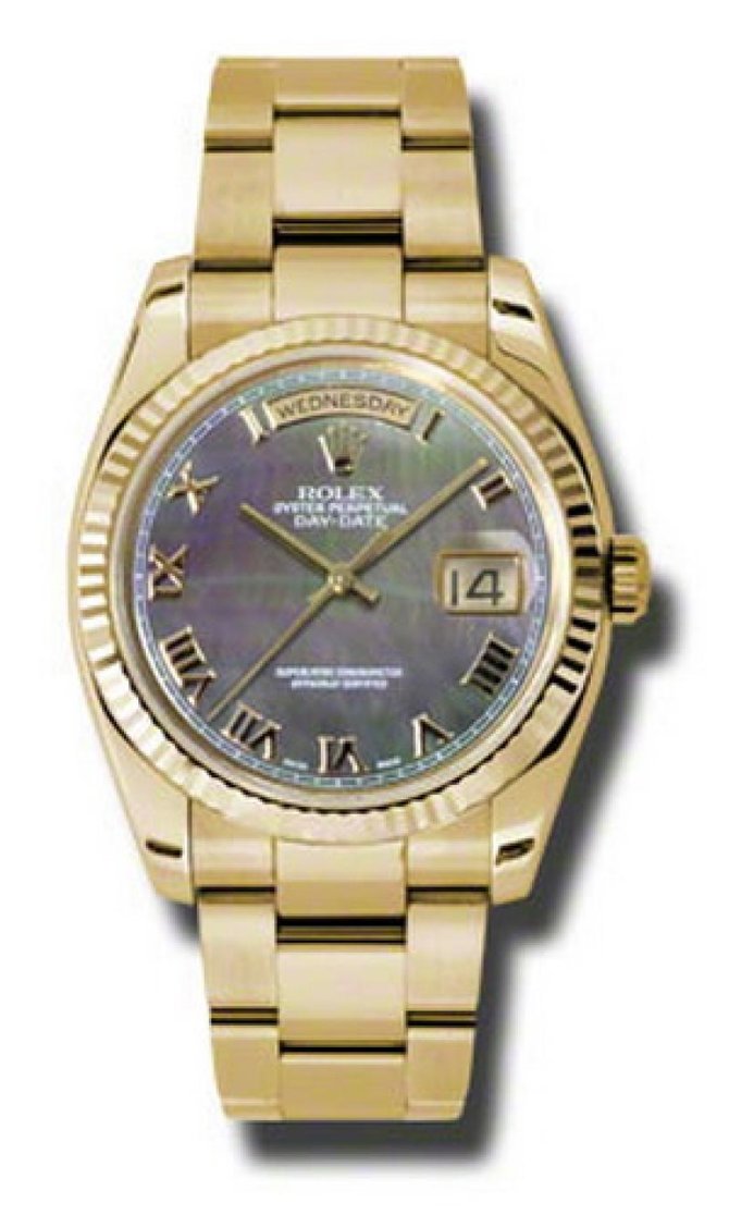 Rolex 118238 dkmro Day-Date Yellow Gold - фото 1